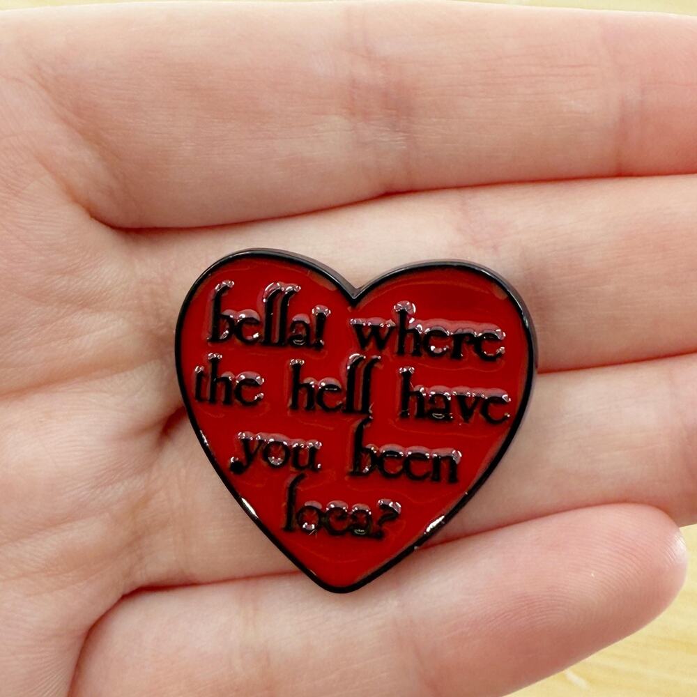 Where You Been Loca Soft Enamel Pin, TWILIGHT PINS movie 2000s Y2K Bella